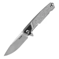 Ніж складаний туристичний Ruike P875-SZ, Sandvik 14C28N, сталь, сірий