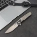 Ніж складаний туристичний Ruike P875-SZ, Sandvik 14C28N, сталь, сірий