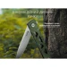 Ніж складаний туристичний Ruike P878-AG, Sandvik 14C28N, алюміній, зелений