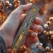 Ніж складаний туристичний Ruike P878-AK, Sandvik 14C28N, алюміній, сірий