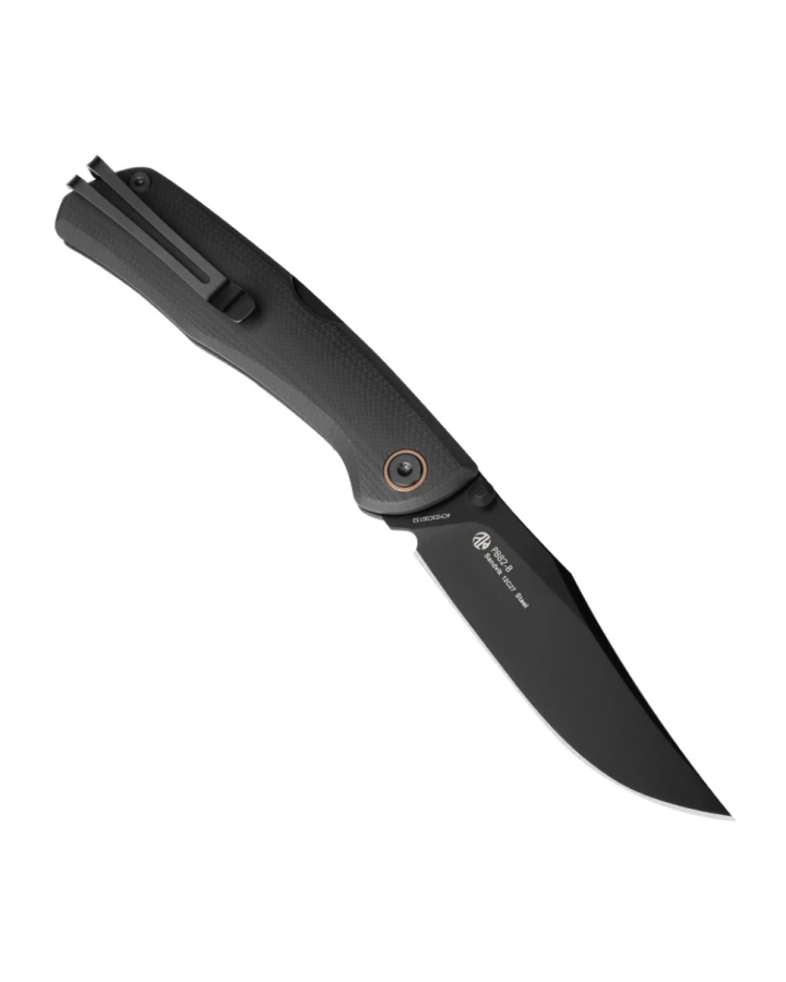 Ніж складаний туристичний Ruike P882-B, Sandvik 12C27, G10, чорний