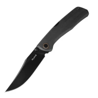 Ніж складаний туристичний Ruike P882-B, Sandvik 12C27, G10, чорний