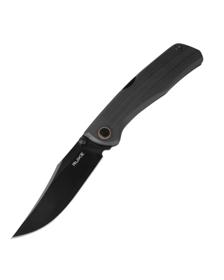Ніж складаний туристичний Ruike P882-B, Sandvik 12C27, G10, чорний