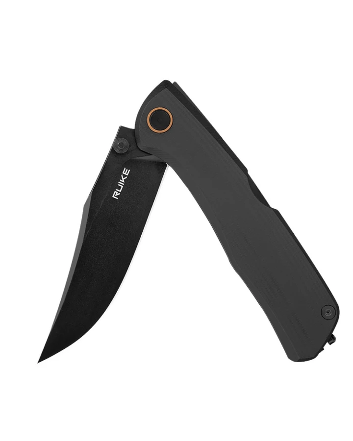 Ніж складаний туристичний Ruike P882-B, Sandvik 12C27, G10, чорний