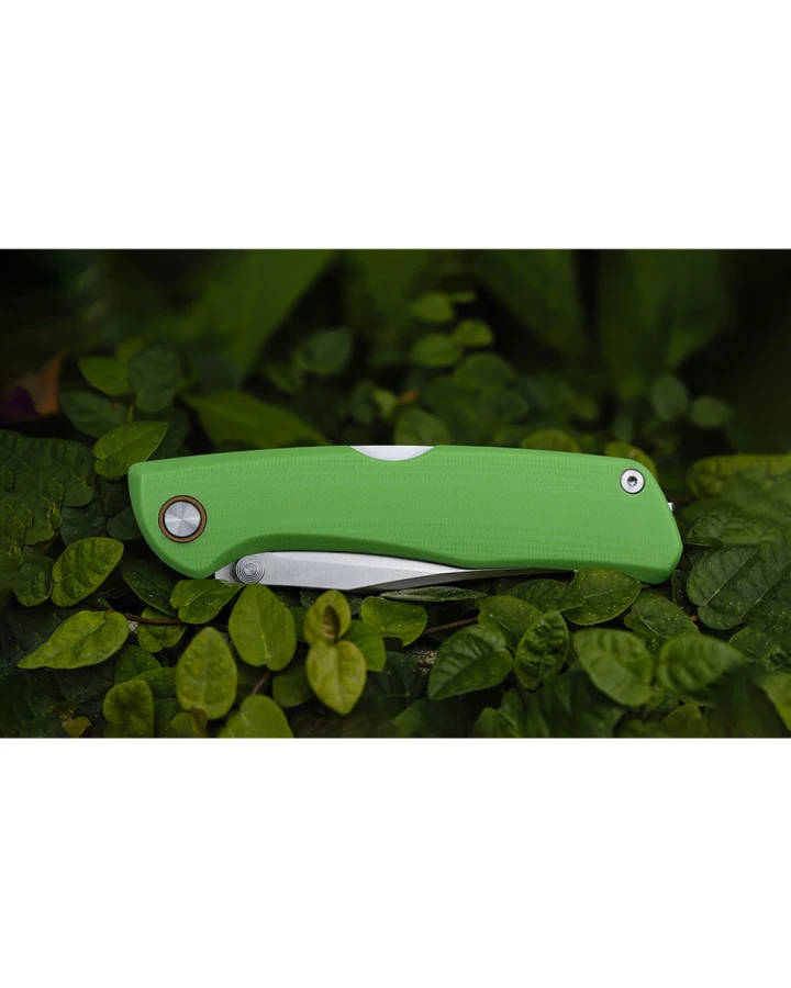 Ніж складаний туристичний Ruike P882-G, Sandvik 12C27, G10, зелений