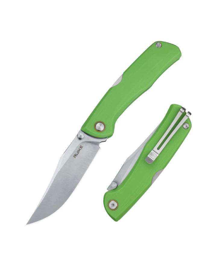 Ніж складаний туристичний Ruike P882-G, Sandvik 12C27, G10, зелений