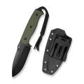 Ніж фіксований мисливський Sencut Toxodon S24036-2, 9Cr18MoV, G10, зелений