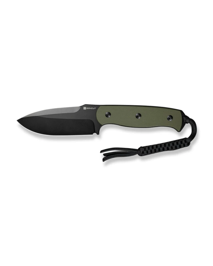 Ніж фіксований мисливський Sencut Toxodon S24036-2, 9Cr18MoV, G10, зелений