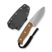 Ніж фіксований мисливський Sencut Toxodon S24036-3, 9Cr18MoV, G10, коричневий