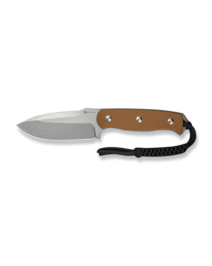 Ніж фіксований мисливський Sencut Toxodon S24036-3, 9Cr18MoV, G10, коричневий