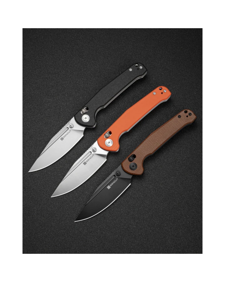 Ніж складаний Sencut Glenspar S25046-2, 9Cr18MoV, G10, чорний