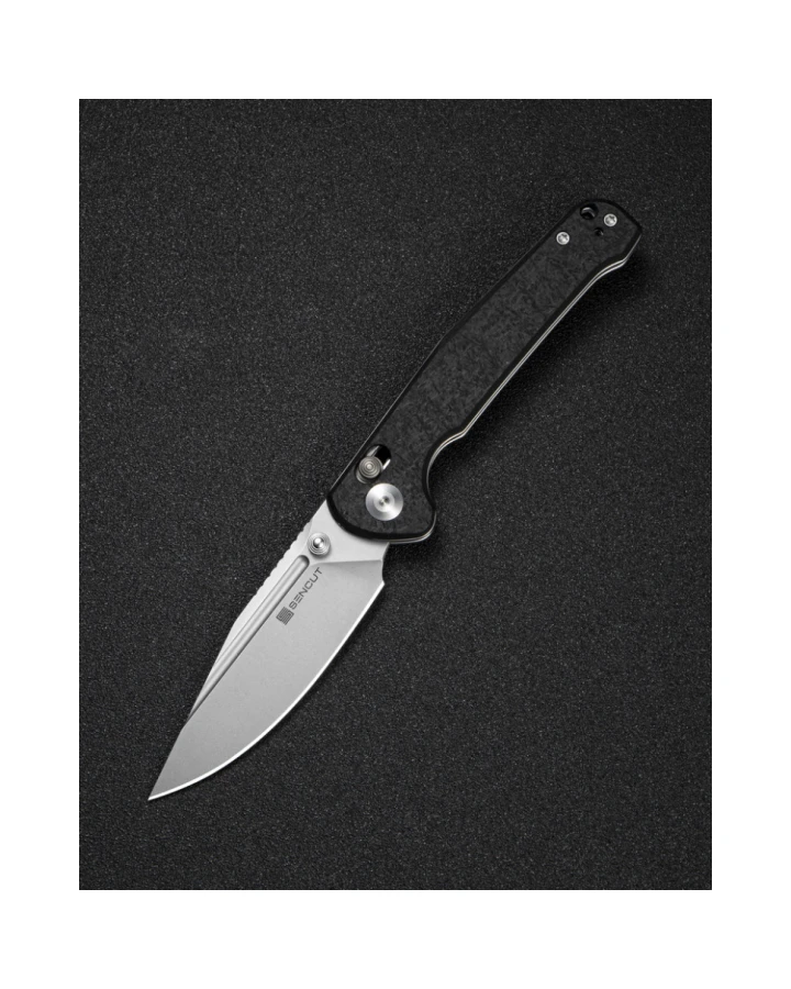 Ніж складаний Sencut Glenspar S25046-2, 9Cr18MoV, G10, чорний
