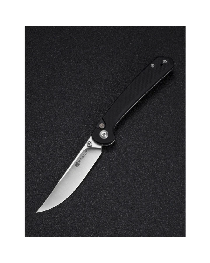 Ніж складаний Sencut Skelfin S25007-2, 9Cr18MoV, G10, чорний