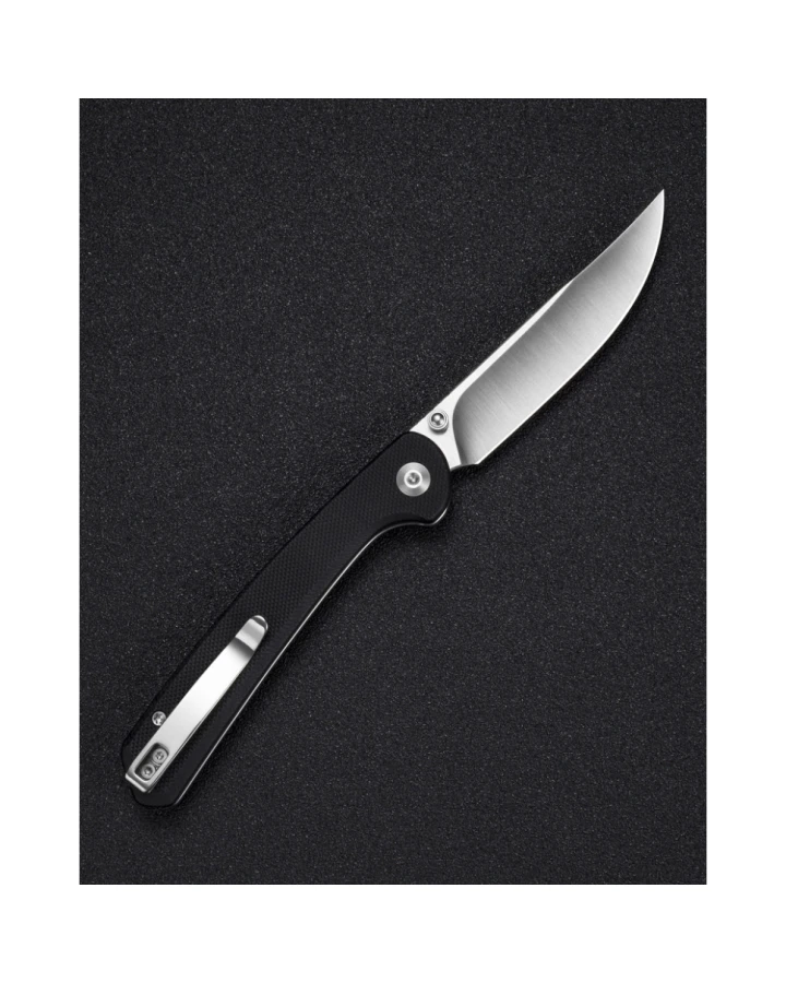 Ніж складаний Sencut Skelfin S25007-2, 9Cr18MoV, G10, чорний