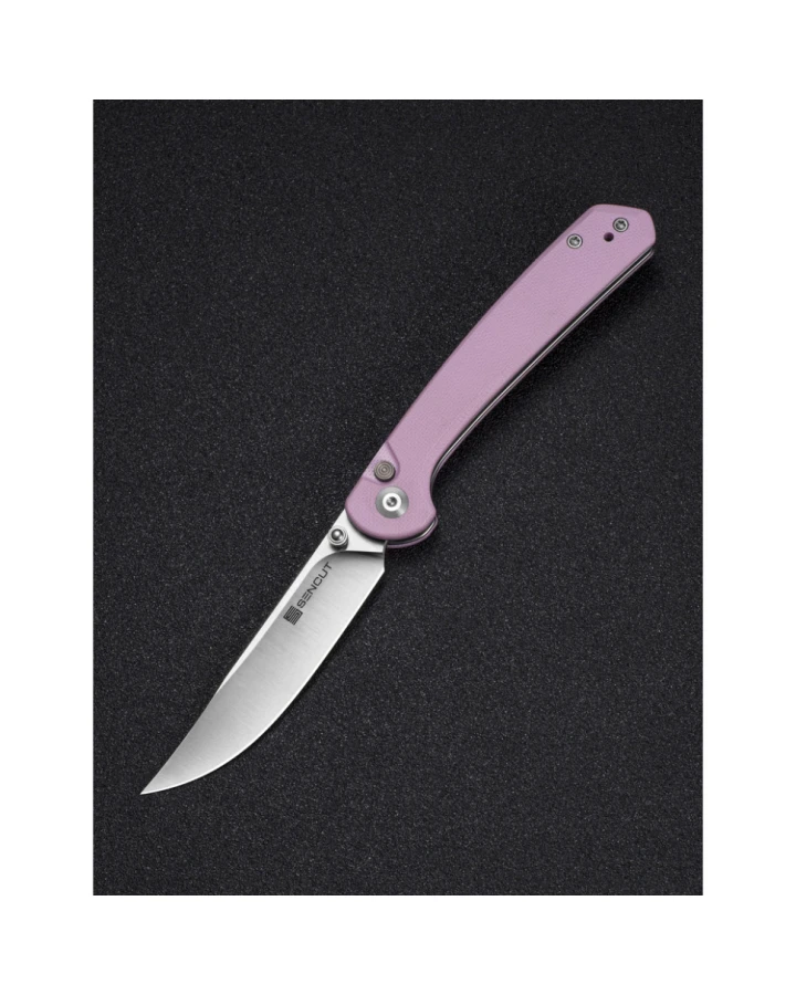 Ніж складаний Sencut Skelfin S25007-3, 9Cr18MoV, G10, рожевий
