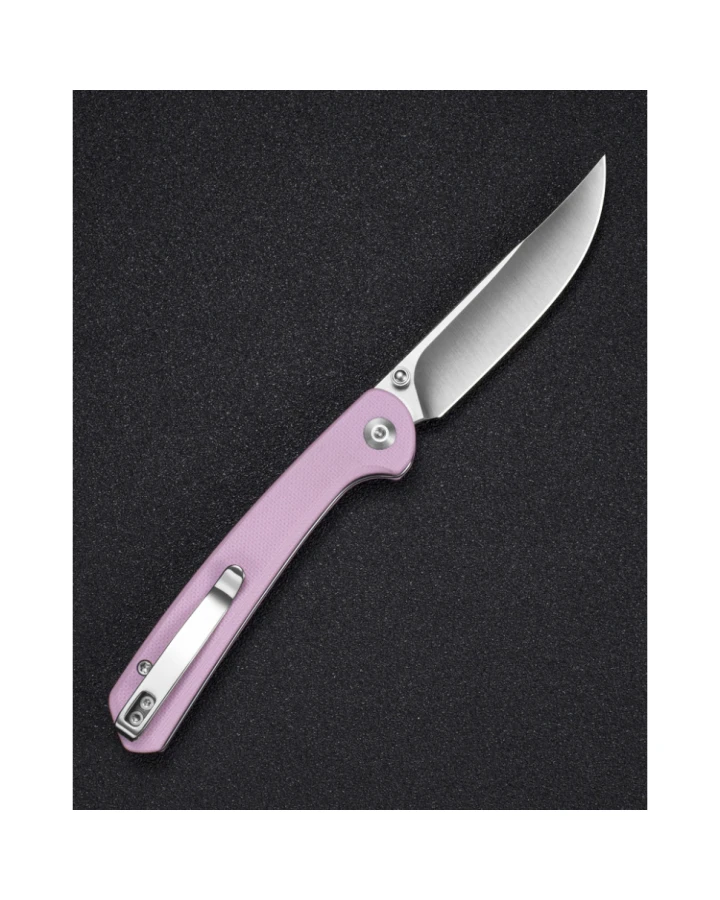 Ніж складаний Sencut Skelfin S25007-3, 9Cr18MoV, G10, рожевий