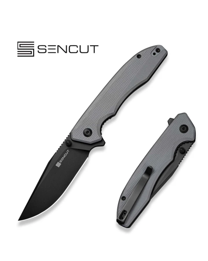 Ніж складаний Sencut Sylor S25056-1, D2, G10, сірий