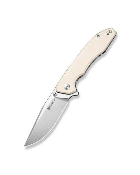 Ніж складаний Sencut Sylor S25056-2, D2, G10, бежевий