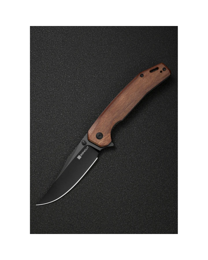 Ніж складаний Sencut Vornix S25038-3, 9Cr18MoV, дерево, коричневий