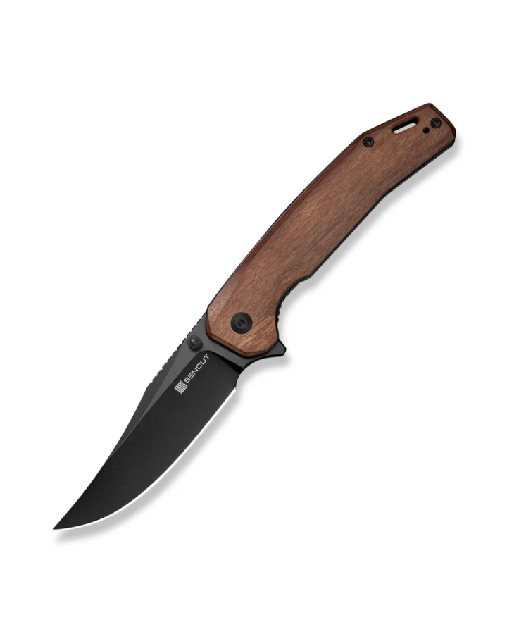 Ніж складаний Sencut Vornix S25038-3, 9Cr18MoV, дерево, коричневий