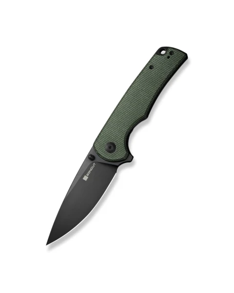 Ніж складаний туристичний Sencut Praktisk S24019-3, 9Cr18MoV, мікарта, зелений