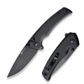Ніж складаний туристичний Sencut Serene S21022B-1, D2, алюміній, чорний