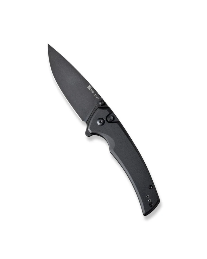Ніж складаний туристичний Sencut Serene S21022B-1, D2, алюміній, чорний