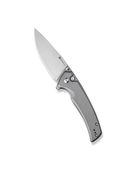 Ніж складаний туристичний Sencut Serene S21022B-3, D2, алюміній, сірий