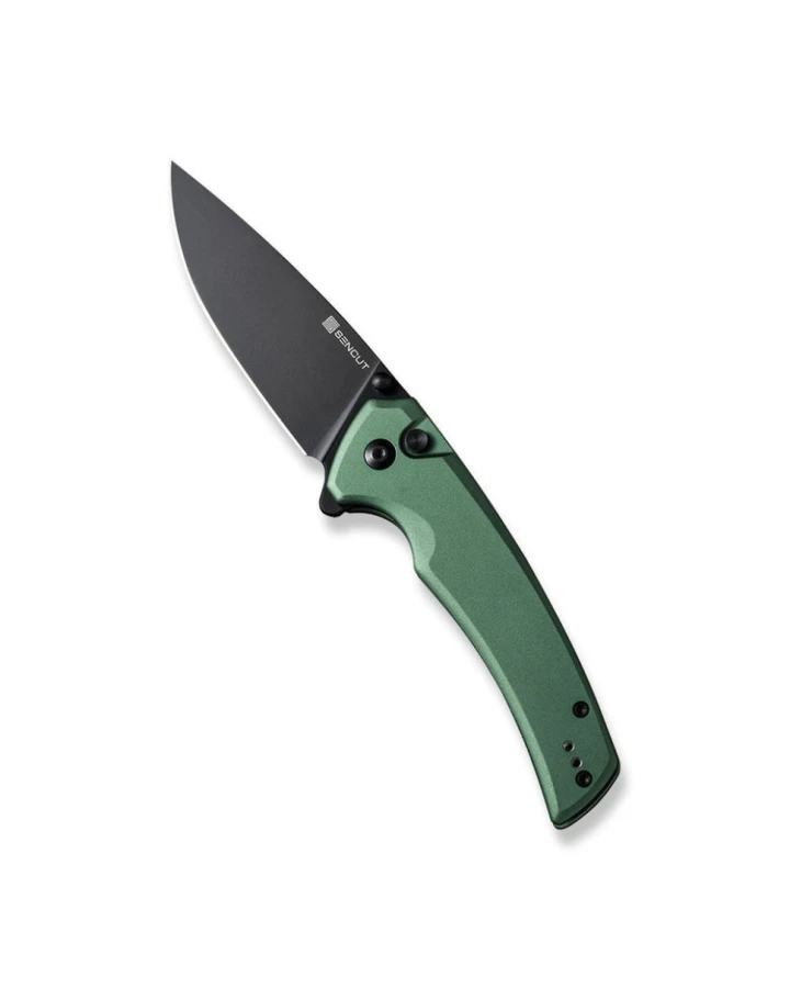 Ніж складаний туристичний Sencut Serene S21022B-5, D2, алюміній, зелений