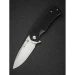 Ніж складаний туристичний Sencut Skarnax S24025-1, 9Cr18MoV, G10, чорний