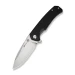 Ніж складаний туристичний Sencut Skarnax S24025-1, 9Cr18MoV, G10, чорний