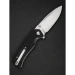 Ніж складаний туристичний Sencut Skarnax S24025-1, 9Cr18MoV, G10, чорний
