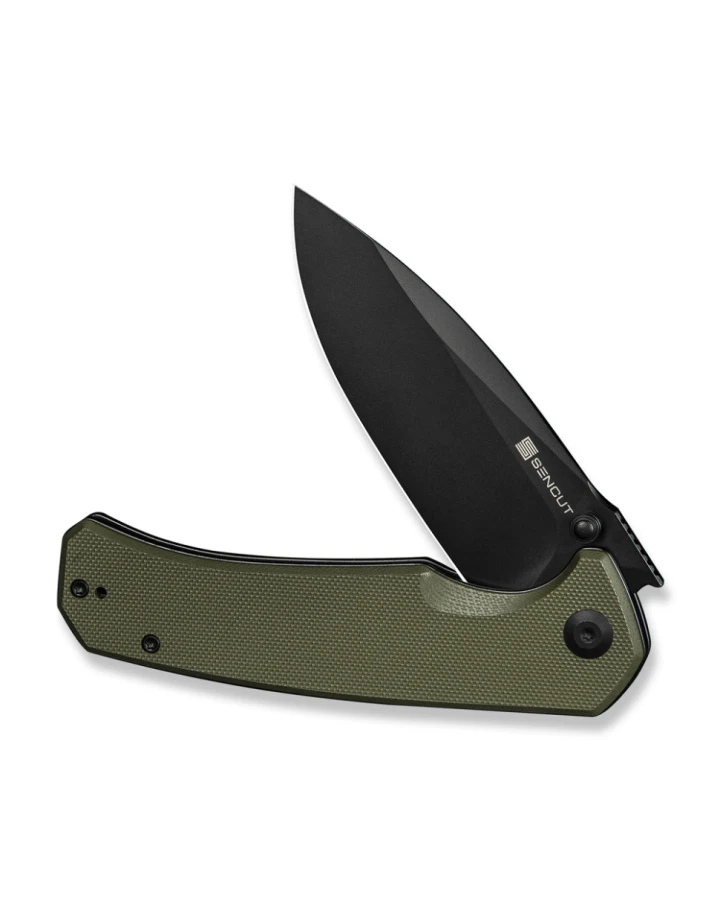 Ніж складаний туристичний Sencut Skarnax S24025-2, 9Cr18MoV, G10, зелений