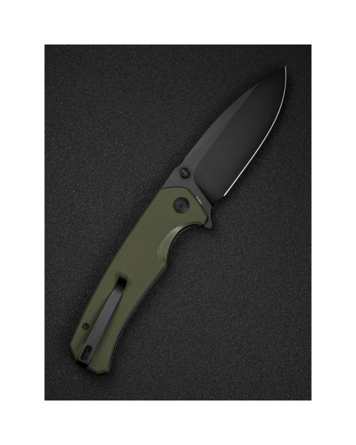 Ніж складаний туристичний Sencut Skarnax S24025-2, 9Cr18MoV, G10, зелений