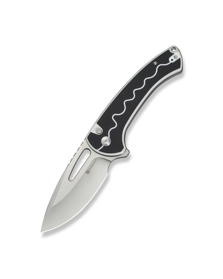 Ніж складаний туристичний Sencut Squiggy S24082A-1, 9Cr18MoV, G10, чорний