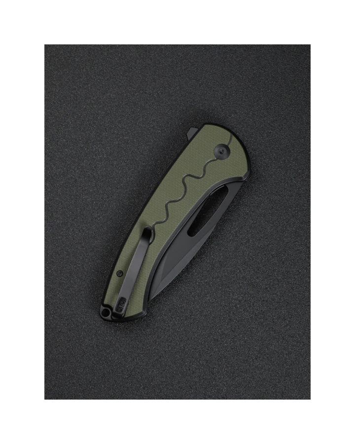 Ніж складаний туристичний Sencut Squiggy S24082A-2, 9Cr18MoV, G10, чорний