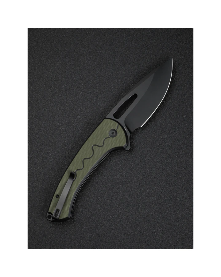 Ніж складаний туристичний Sencut Squiggy S24082A-2, 9Cr18MoV, G10, чорний
