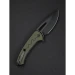 Ніж складаний туристичний Sencut Squiggy S24082A-2, 9Cr18MoV, G10, чорний
