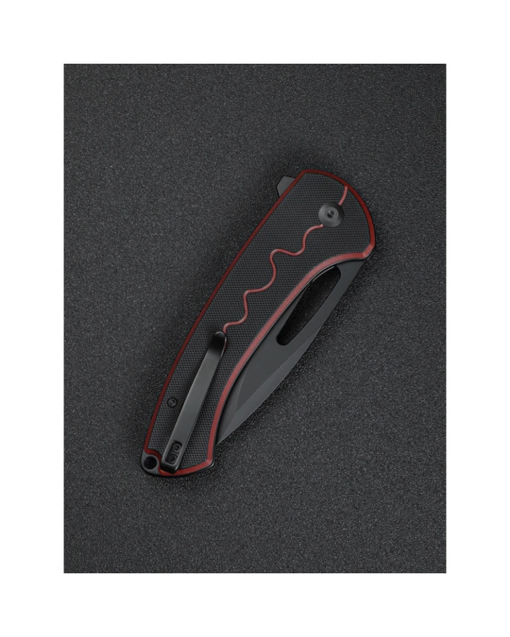 Ніж складаний туристичний Sencut Squiggy S24082A-3, 9Cr18MoV, G10, чорний