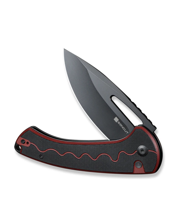 Ніж складаний туристичний Sencut Squiggy S24082A-3, 9Cr18MoV, G10, чорний