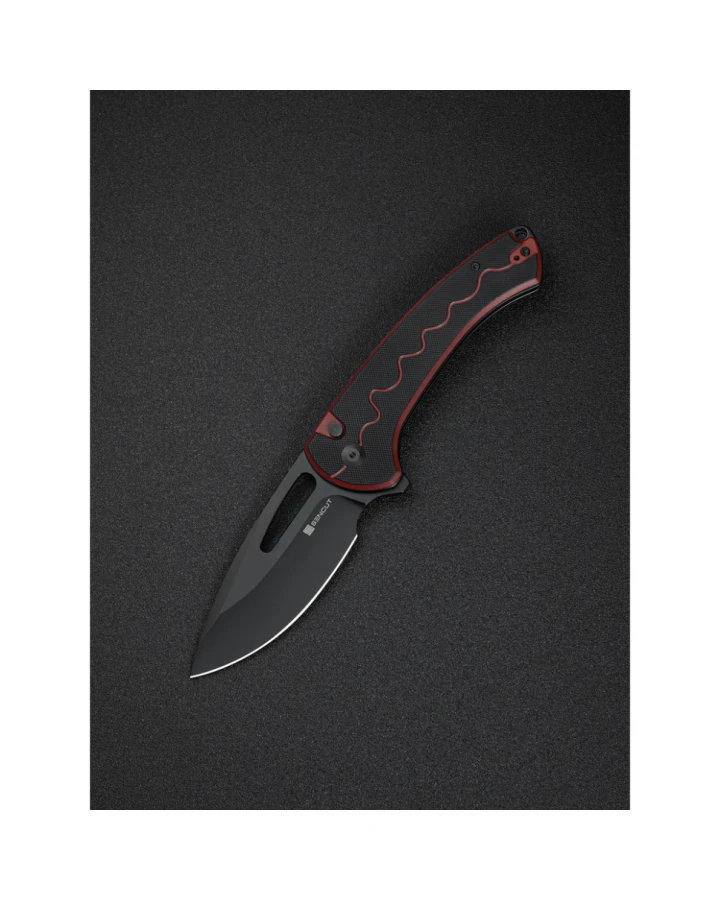 Ніж складаний туристичний Sencut Squiggy S24082A-3, 9Cr18MoV, G10, чорний