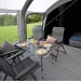 Стіл кемпінговий розкладний Vango Birch 120, 120 × 60 см, до 50 кг, коричневий