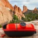 Портативна еспресо-кавоварка Wacaco Nanopresso червона з чохлом, механічна, для меленої кави