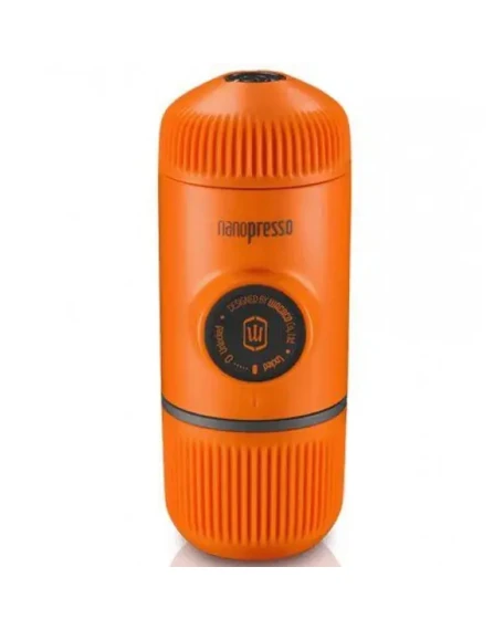 Портативна еспресо-кавоварка Wacaco Nanopresso помаранчева, механічна, для меленої кави