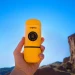 Портативна еспресо-кавоварка Wacaco Nanopresso жовта, механічна, для меленої кави