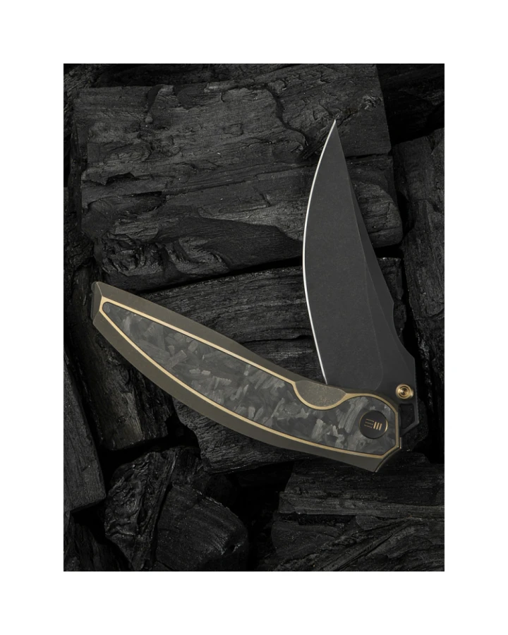 Ніж складаний мисливський Weknife Quinseris WE23093-2, Bohler M390, титан, сірий