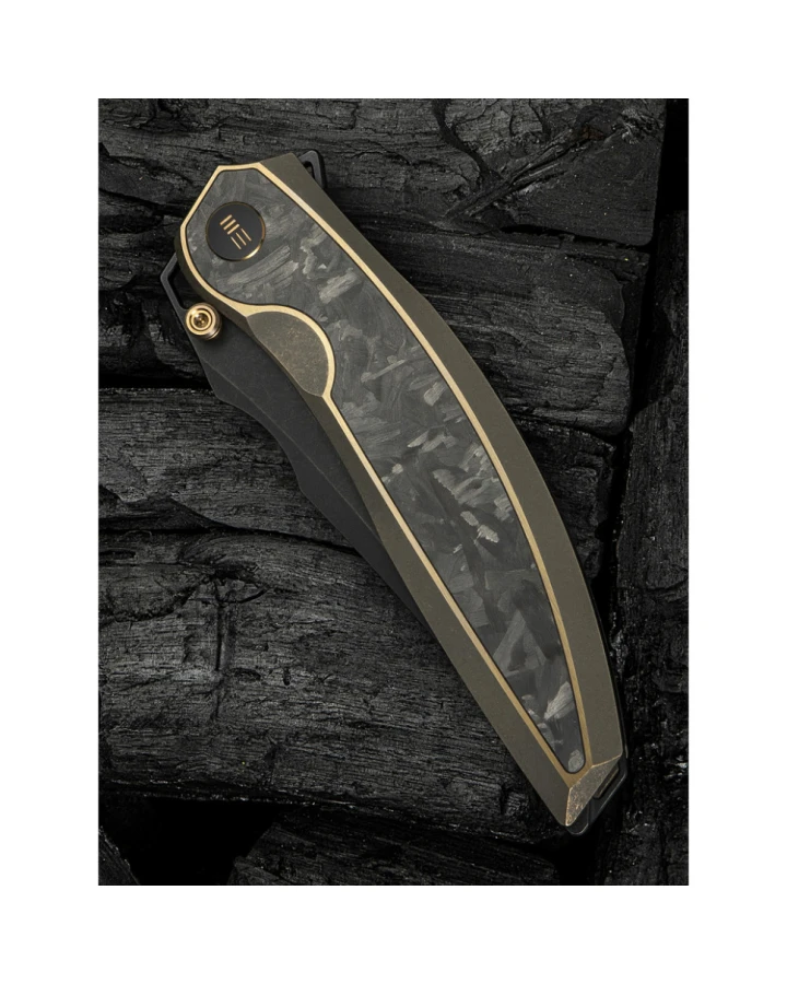 Ніж складаний мисливський Weknife Quinseris WE23093-2, Bohler M390, титан, сірий