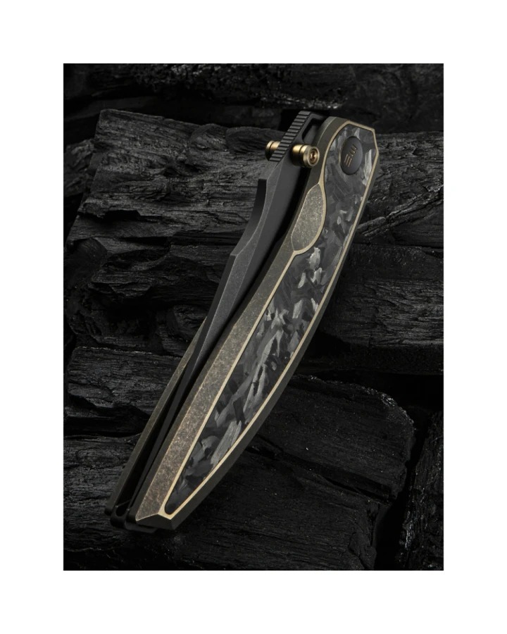 Ніж складаний мисливський Weknife Quinseris WE23093-2, Bohler M390, титан, сірий
