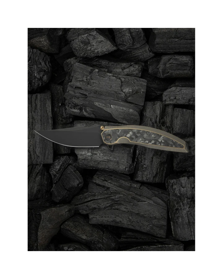 Ніж складаний мисливський Weknife Quinseris WE23093-2, Bohler M390, титан, сірий