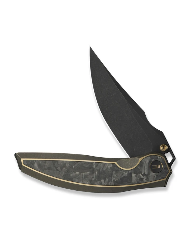 Ніж складаний мисливський Weknife Quinseris WE23093-2, Bohler M390, титан, сірий